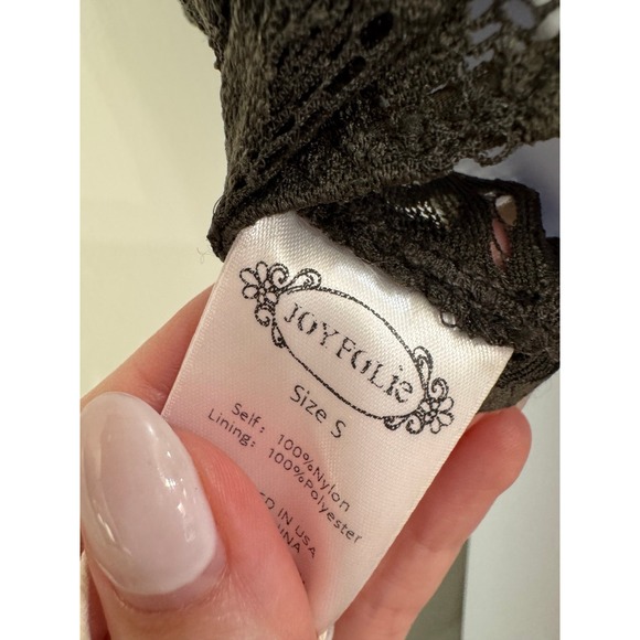 Joyfolie Leo set in washed black size small - Picture 8 of 8